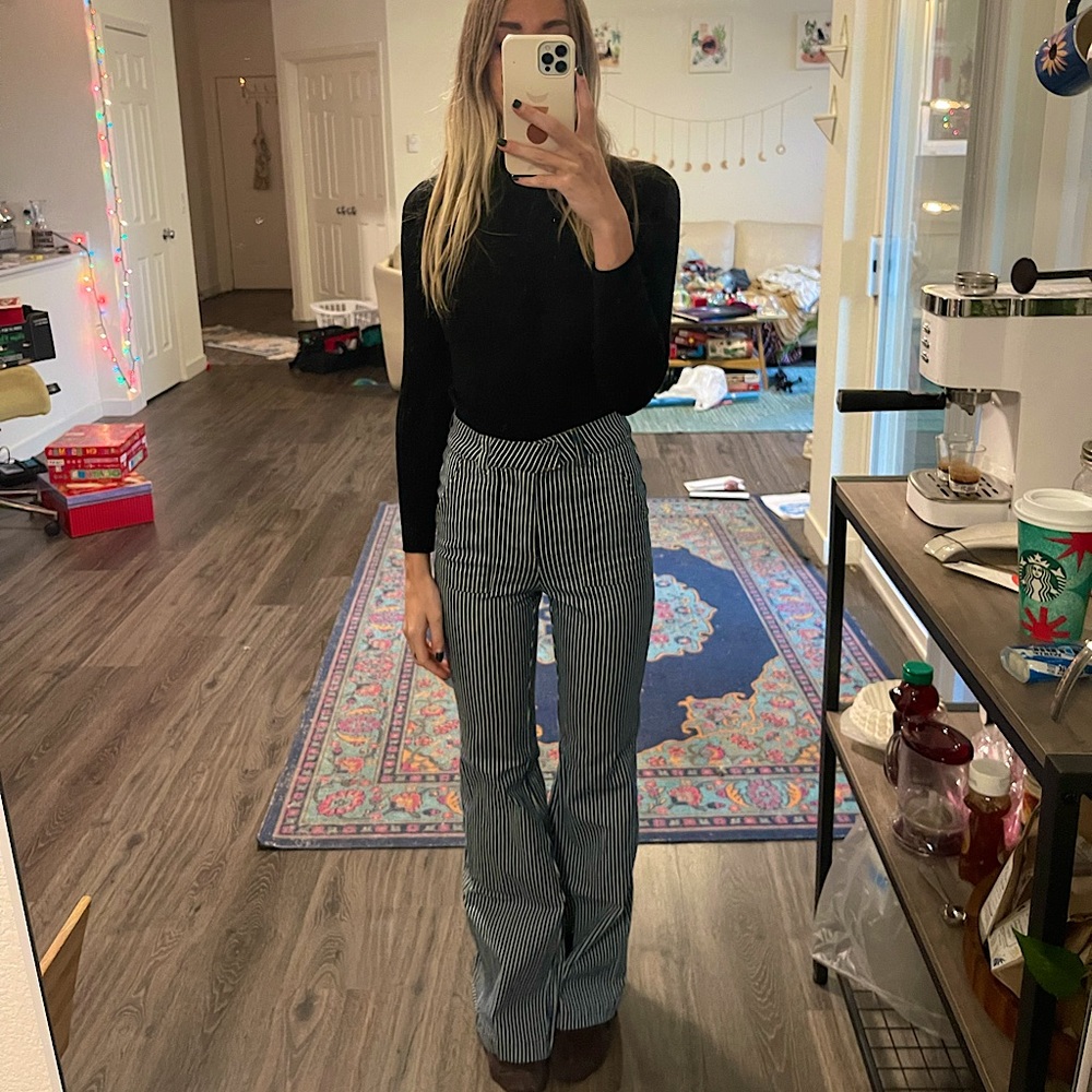 Cute Striped Jeans